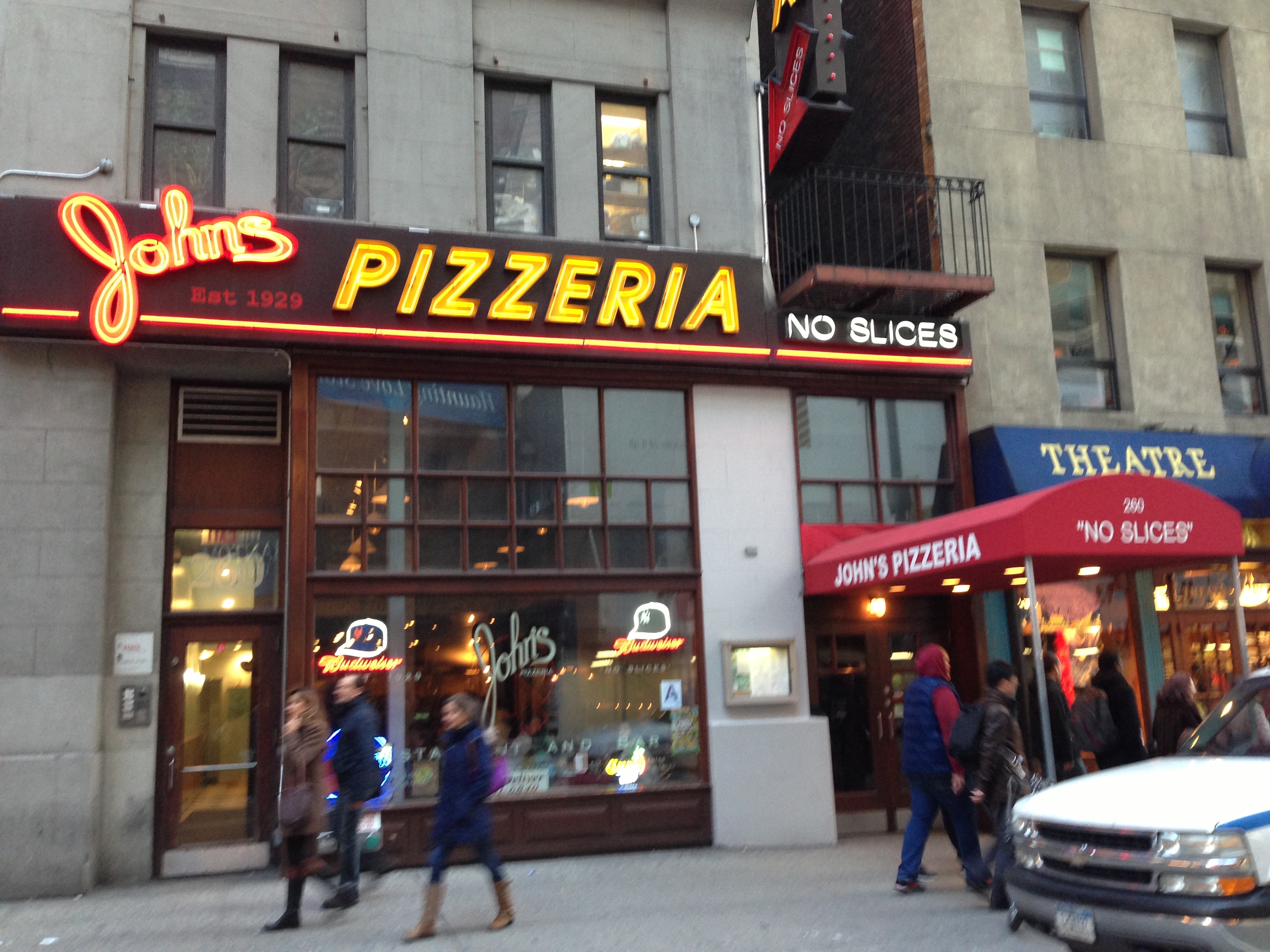 John's Pizzeria in New York offers affordable eats