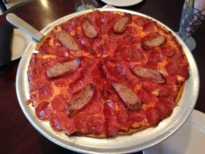 Bella Monica in Raleigh, NC_Sausage and Pepperoni Pizza