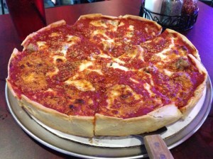 South of Chicago_Deep Dish Sausage Pizza