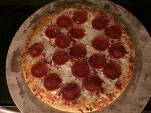 Tombstone Pepperoni After Cooking
