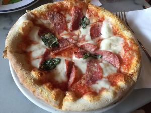 Margherita Pizza with Salami